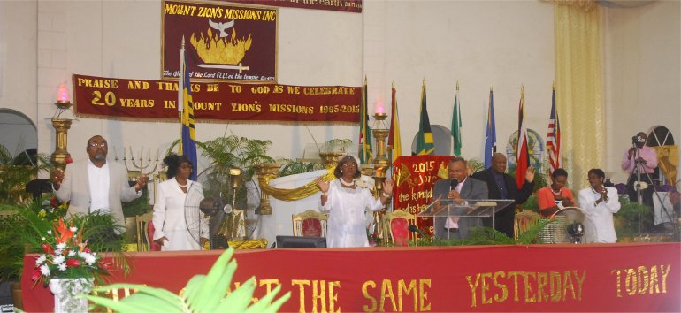 Mount Zion's Missions Barbados Foursquare Church founded by Apostle Lucille Baird