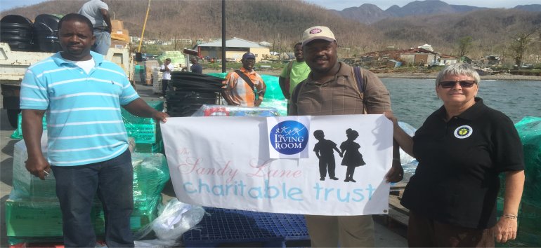 Sandy Lane Charitable Trust supporting United Caribbean Trust and The Living Room in Caribbean Hurricane Relief