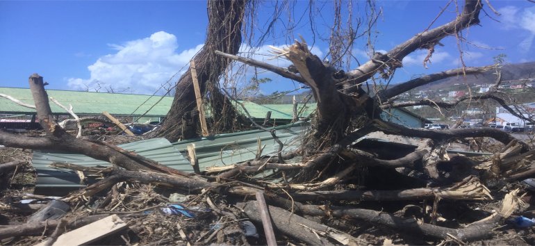 United Caribbean Trust partnering with The Living Room distributing Sawyer PointOne Water Filtration Systems in Dominica following hurricane Maria